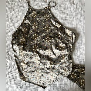 Free people shiny top